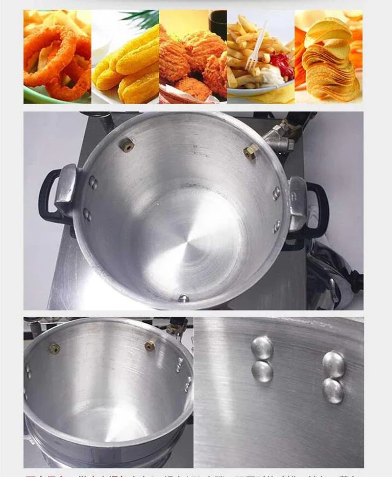 Commercial Electric Pressure Fryer Chips Frying Machine Friteuse Freidora Electrica De Aceite En Oferta