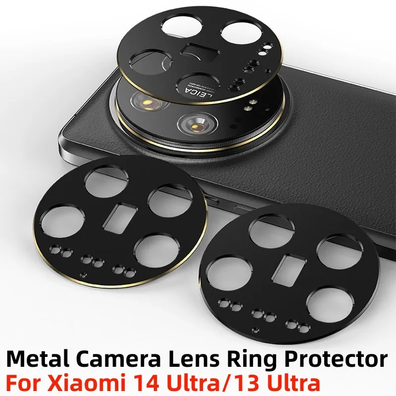 Metal Camera Lens Protector For Xiaomi 14 Ultra Aluminum Alloy Camera Lens Case for Xiaomi 13 Ultra 14 Ultra Protective Lens Cap