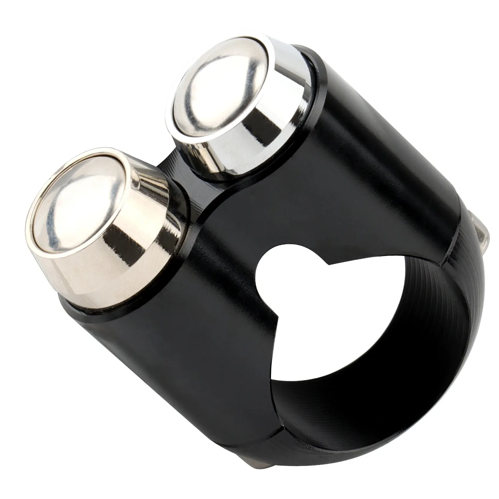 1인치 25mm 오토바이 핸들바 컨트롤러 스위치 할리 혼다 보버 초퍼 카페 레이서용 유니버설 M-스위치 푸시 버튼 스위치