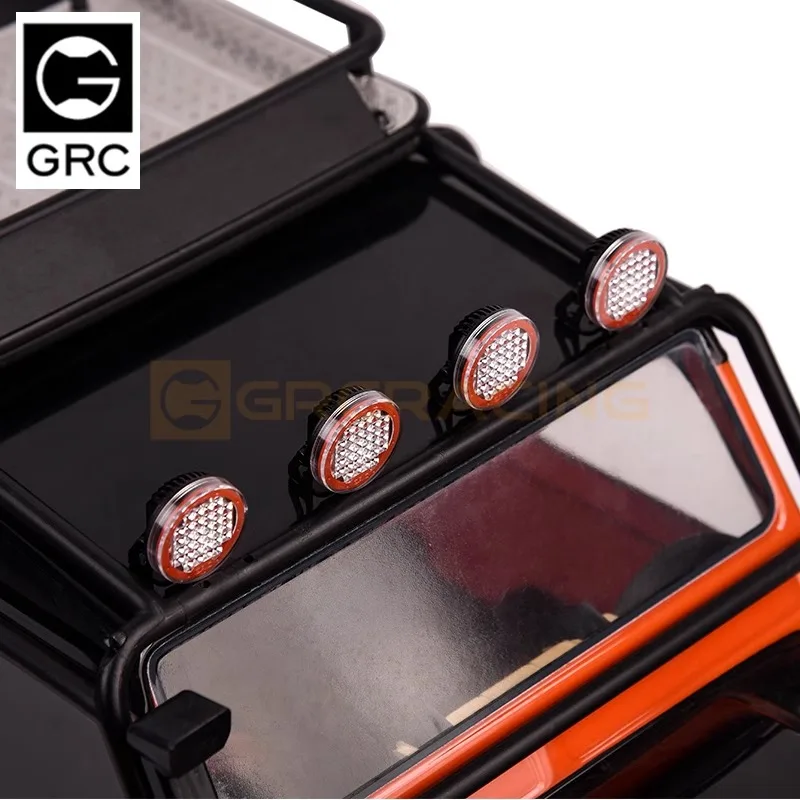 LED Front Bar Extra Verlichting 22mm Ronde Spotlight voor 1/8 1/10 1/18 RC Crawler Auto AXIALE SCX10 TRX-4 RC4WD D90 Tank 300 TRX6