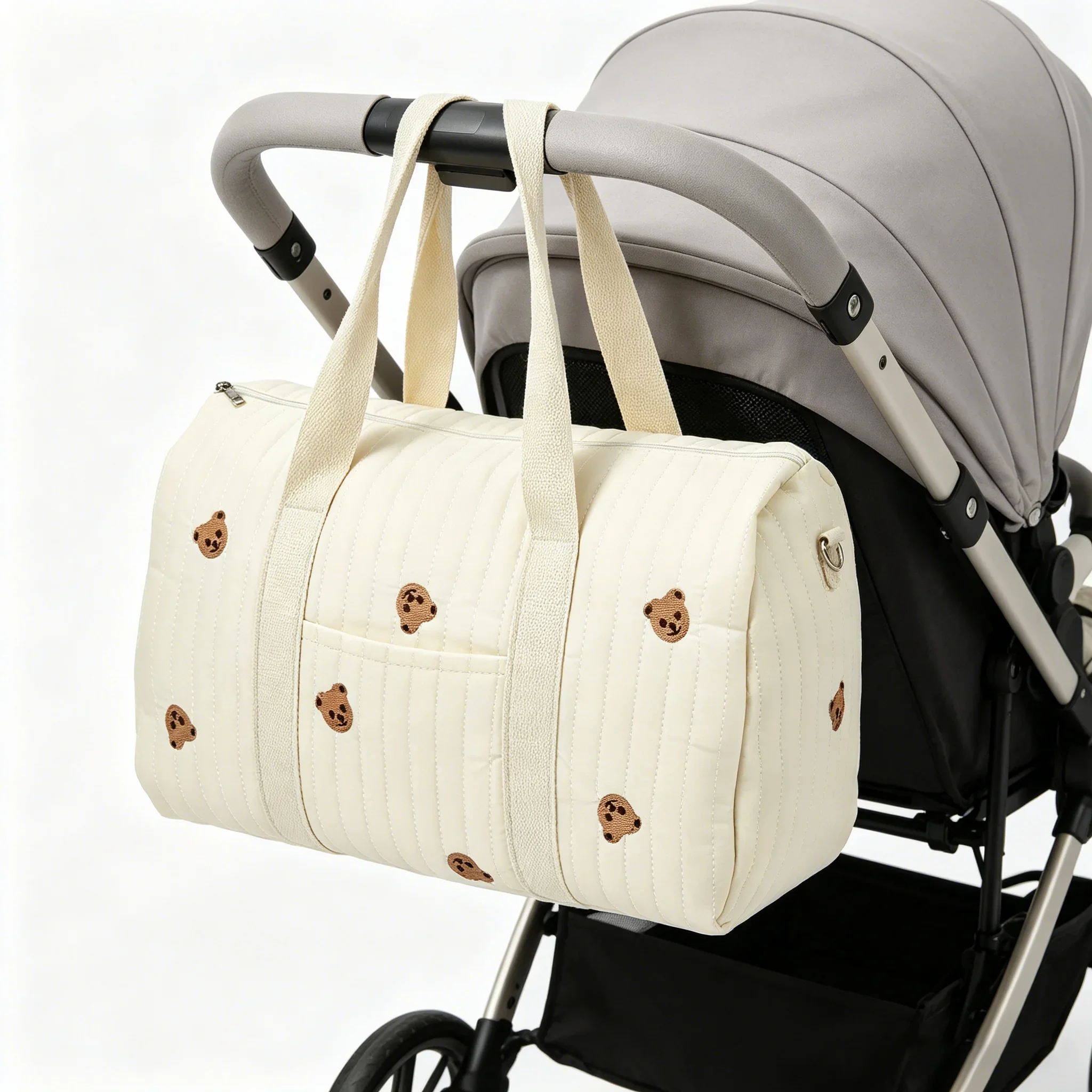 

Mommy Bag Stroller Nappy Organizer Portable Multifunctional Baby Diaper Caddy Storage Bag Maternity Travel Changing Tote