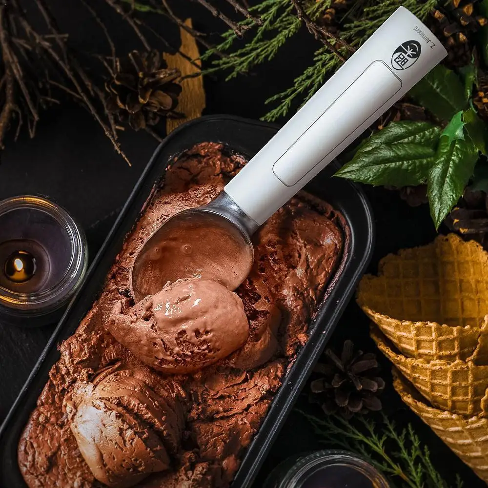 

Electric Heating Stainless Steel Ice Cream Scoop Self Melting Ice Cream Spoon Self Warming Spoon Heated Ice Cream Scoop