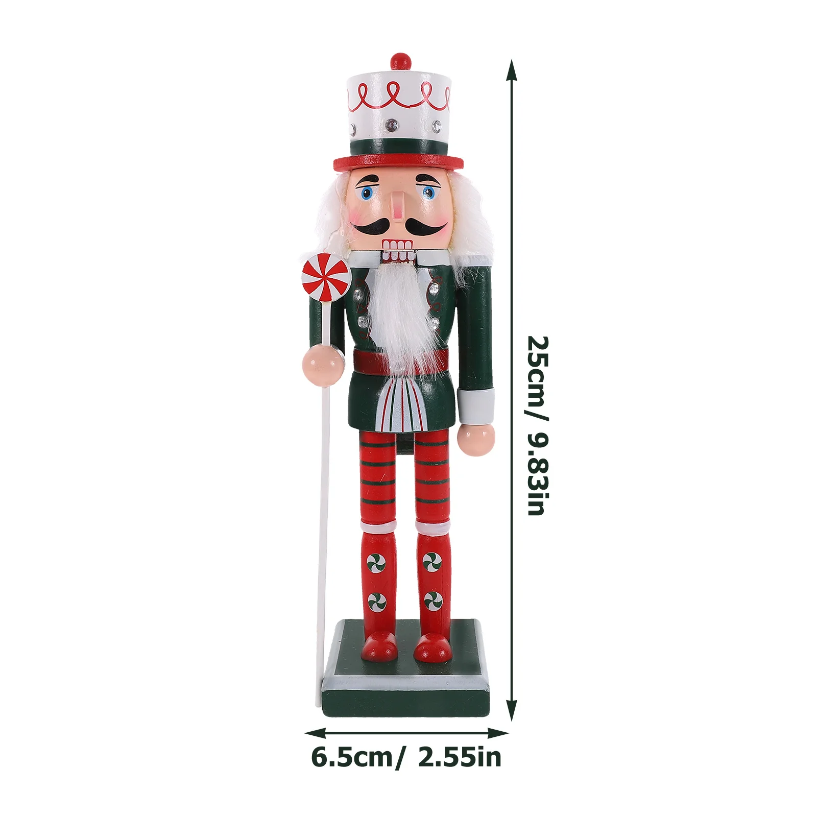 Nutcracker Soldier Christmas Portable Plush Home Decor Gingerbread Small Walnut Man