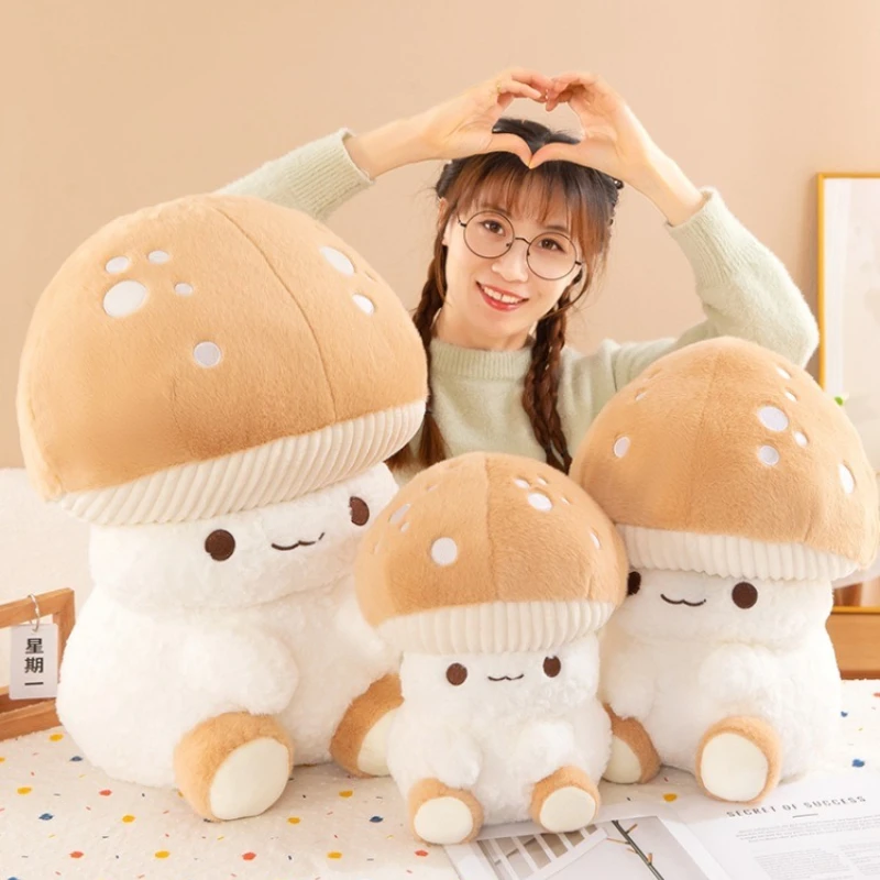 Creative Appearance Cute Plant Series Mushroom Dolls Suitable for Children in Different Sizes for You To Choose From