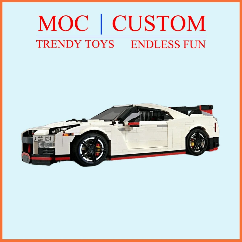 Коллекционная модель спортивного автомобиля GTR 35, оригинальная реплика, классическая копия, модные развивающие игрушки, популярные подарки на праздники