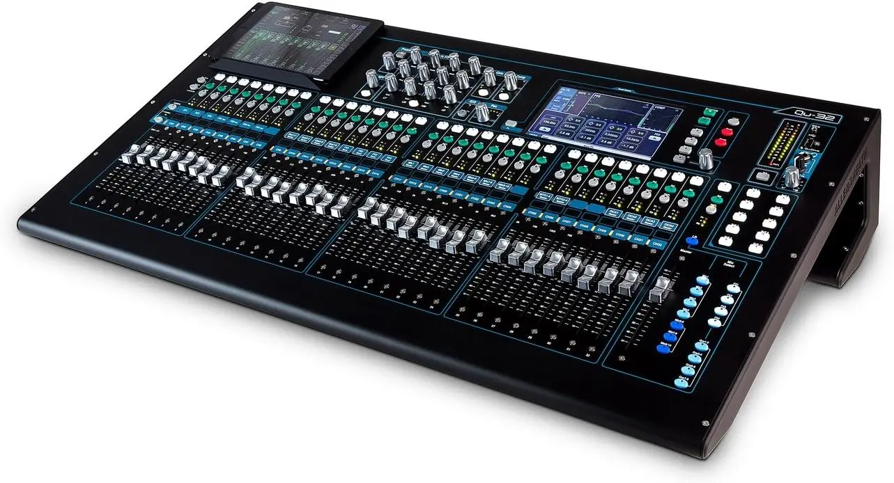 Allen & Heath Qu-32 Digital Mixing Console 38 Inputs 28 Outputs USB Recording Interface Professional Audio Mixer