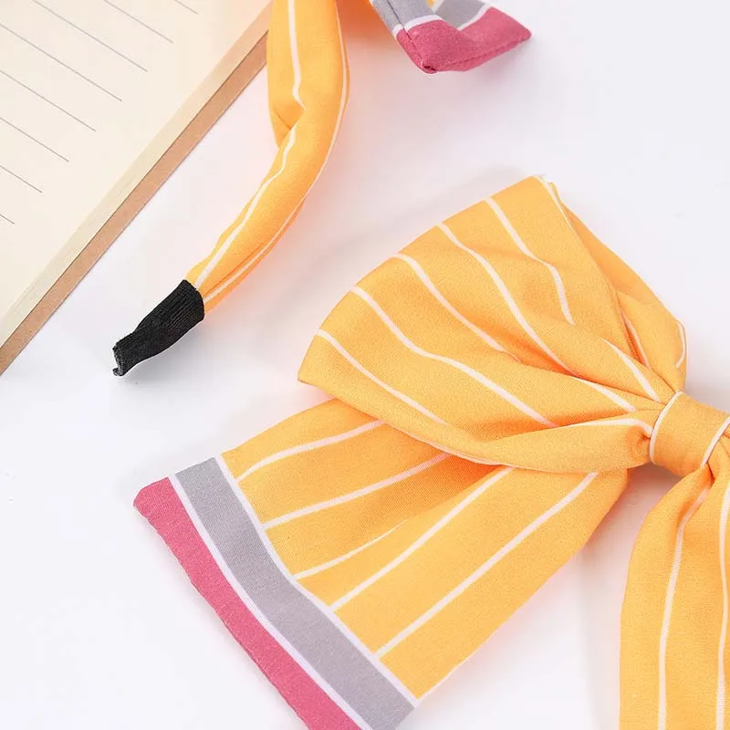 Oaoleer 2Pcs Back To School Hairband Hair Bows Clip For Baby Girl Cute Pencil Printed Hairpin Hairgrip Kids Headwear Accessories