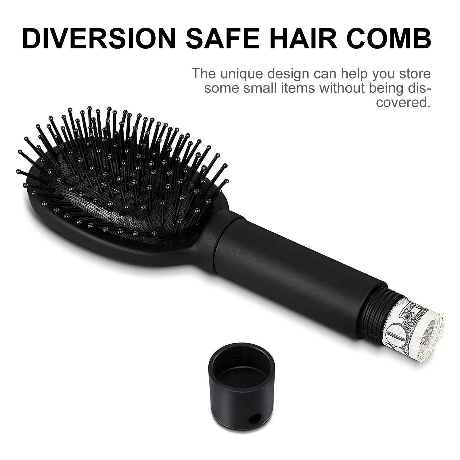 

Hidden Stash Comb Secret Storage Container Hair Comb Diversion Stash Money Jewelry Safe Diversion Security Hollow Concealed