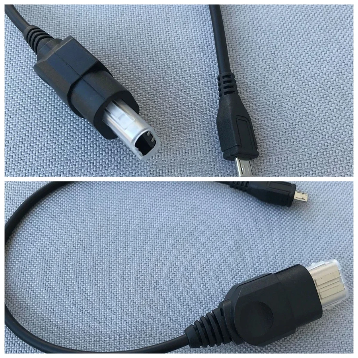 100pcs Micro Extension Adapter Cable Gaming Extend Line For Xbox Original Console Controller Wire Cord