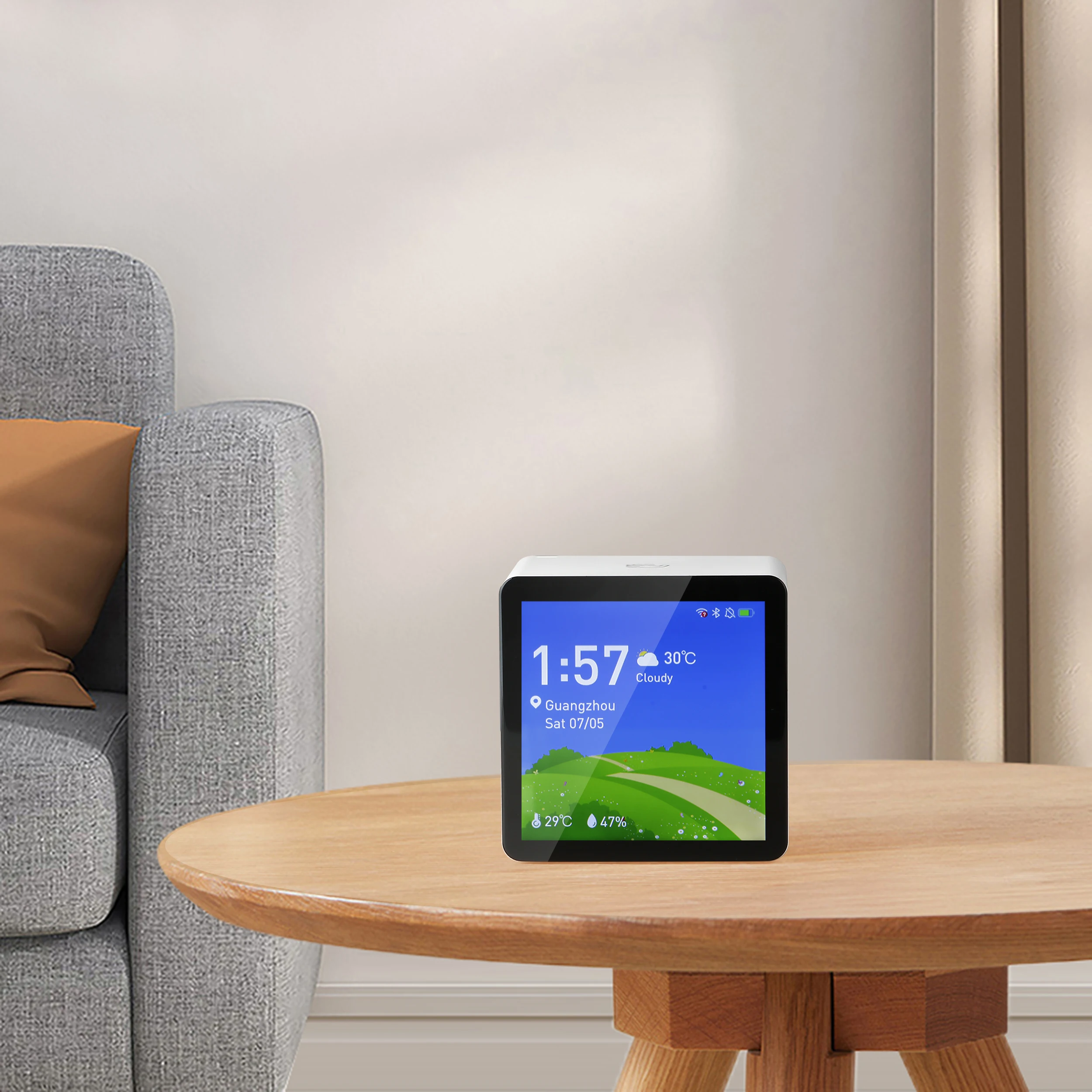 UGOOS AC1 AI Smart Clock Quad Core Alarm Clock 8GB EMMC 256MB Bluetooth 4.2 Speaker Home Music Player Support Weather Situation