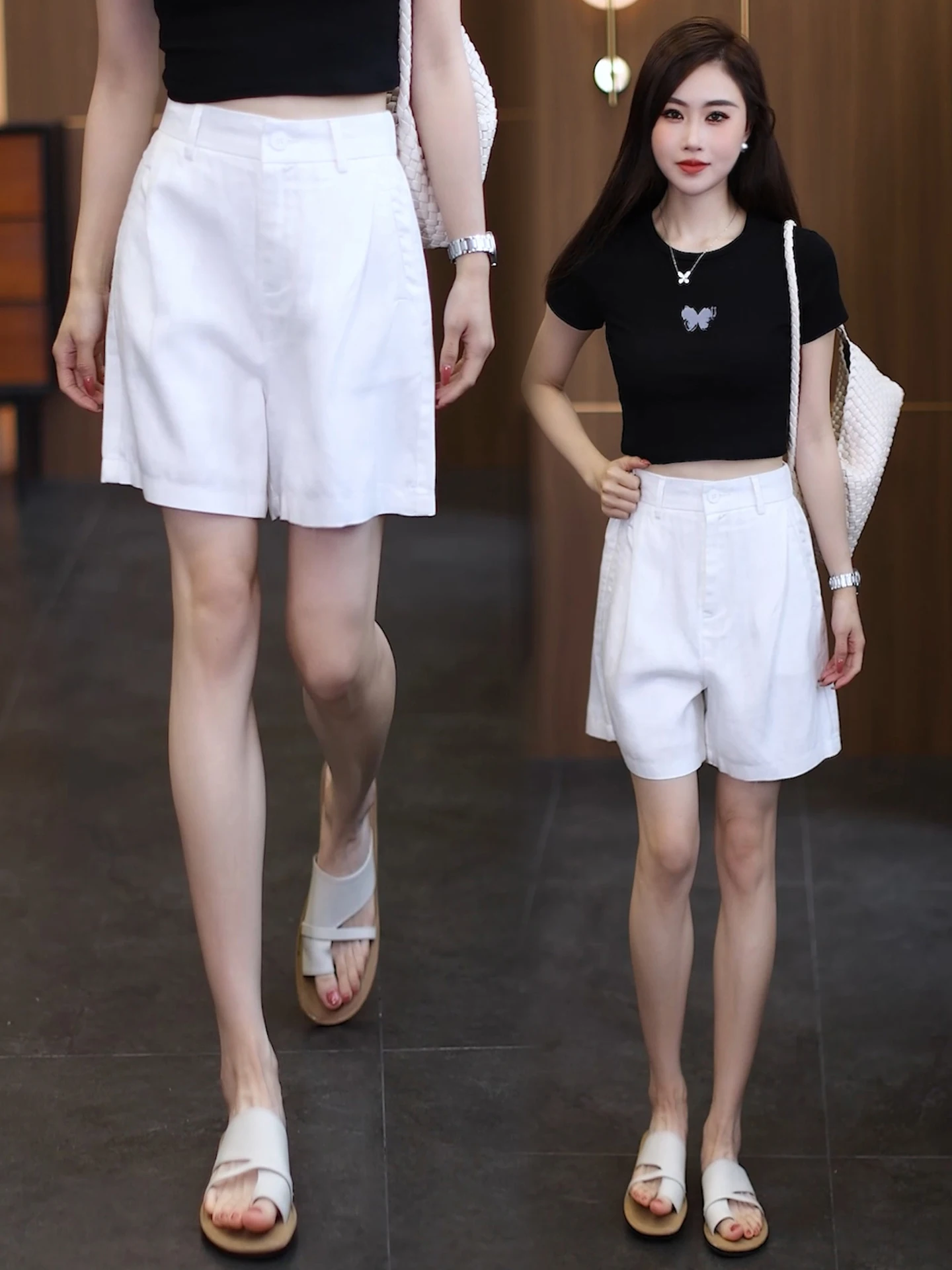

High Waist Loose Fit Linen Wide Leg Pants Women's Summer Thin New Style Casual A-Line Shorts Dreamy Elegant Comfortable Breat...