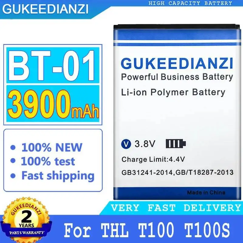 

Stable For Thl T100 T100S T11 BT-01 3900Mah Environmentally Friendly Mobile Phone Battery