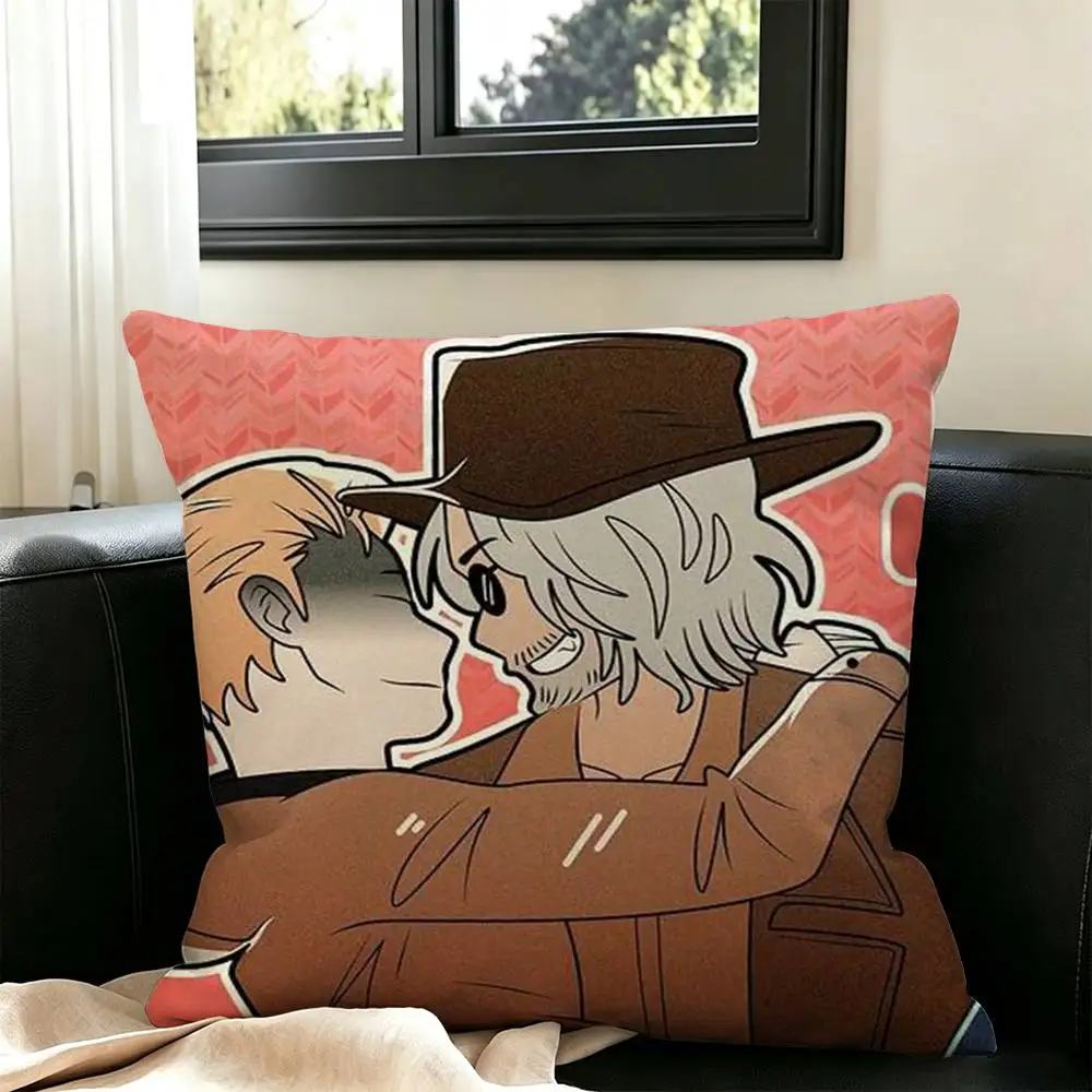 Karl Heisenberg Ethan Winters Wintersberg  Square Double-Sided printed Pillow Case Bedroom Bedside Pillow Sofa Cushion Cover
