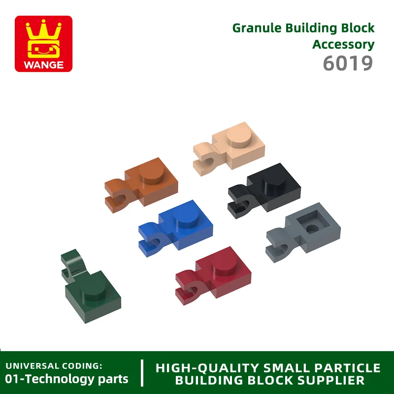 

20 Pcs/lot 6019 Single-Sided Longitudinal Clamp Block Moc Color Accessories Compatible with Brick DIY Children's Toy Assembly