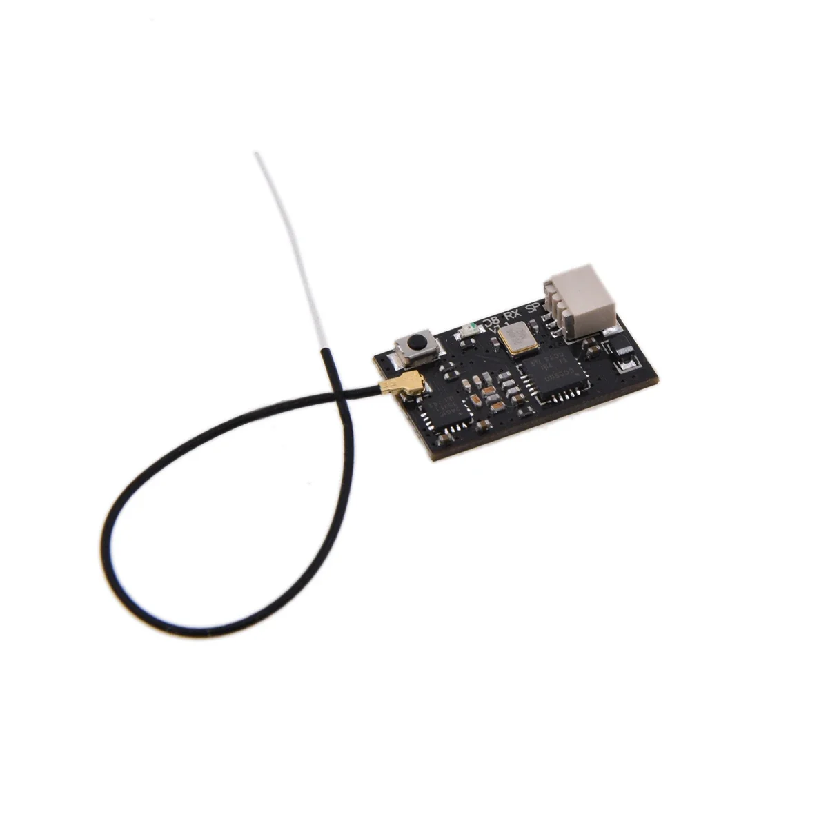 MRF8CHA Super Micro Size 1.8g 2.4GHz 8CH D8 Mode SBUS Receiver Compatible XJT X9D X12S for FPV Racing Drone Frame Tiny Aircraft