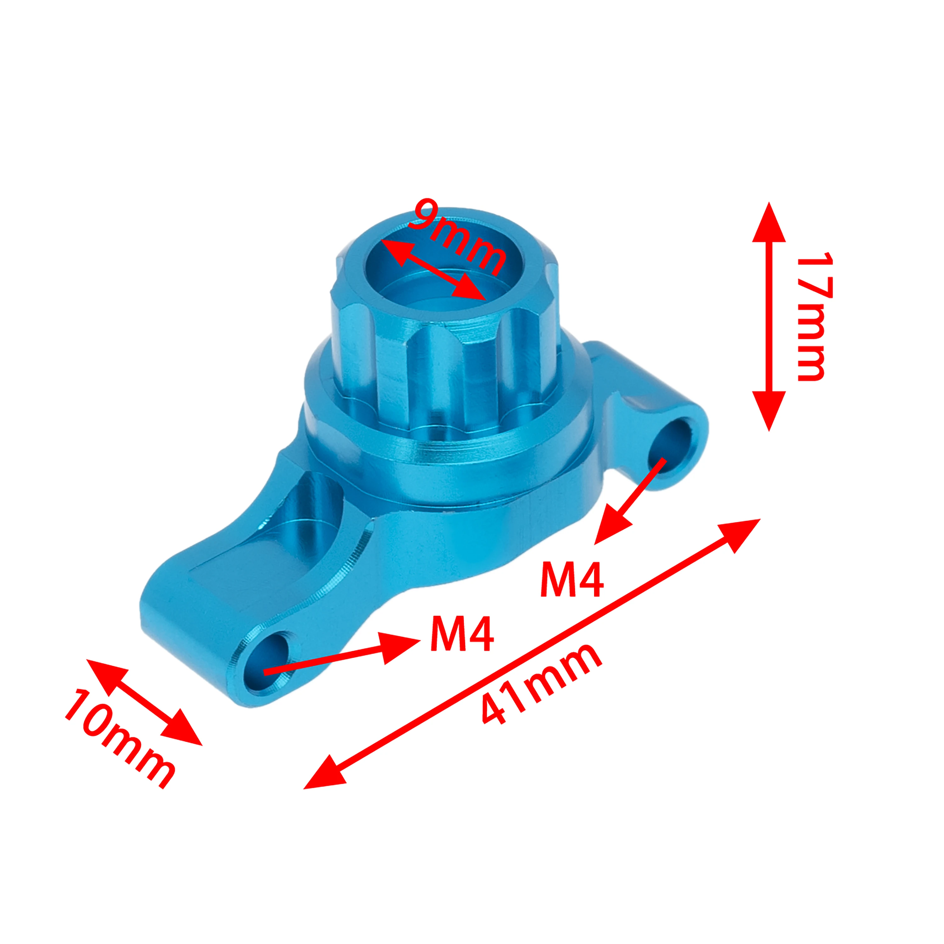 2pcs Metal Rear Upright Rear Hub Carrier for Tamiya TT02 TT-02 TT02T TT-02T 1/10 RC Car Upgrades Parts Accessories