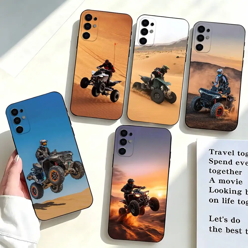 Desert Adventure A-ATVs  Phone Case For Samsung S25,S24,S21,S22,S23,S30,Ultra,S20,Plus,Fe,Lite,Note,10,Black Cover