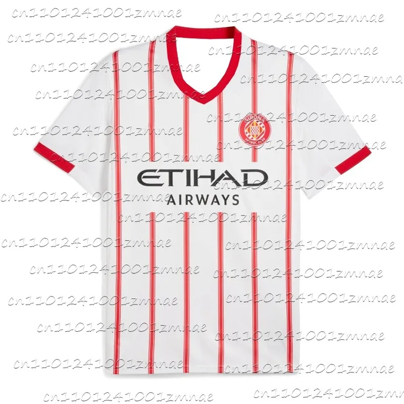 Girona FC Camiseta ligera de verano para moto estilo jersey ropa deportiva informal transpirable de secado rápido adecuada tanto para hombres como para mujeres