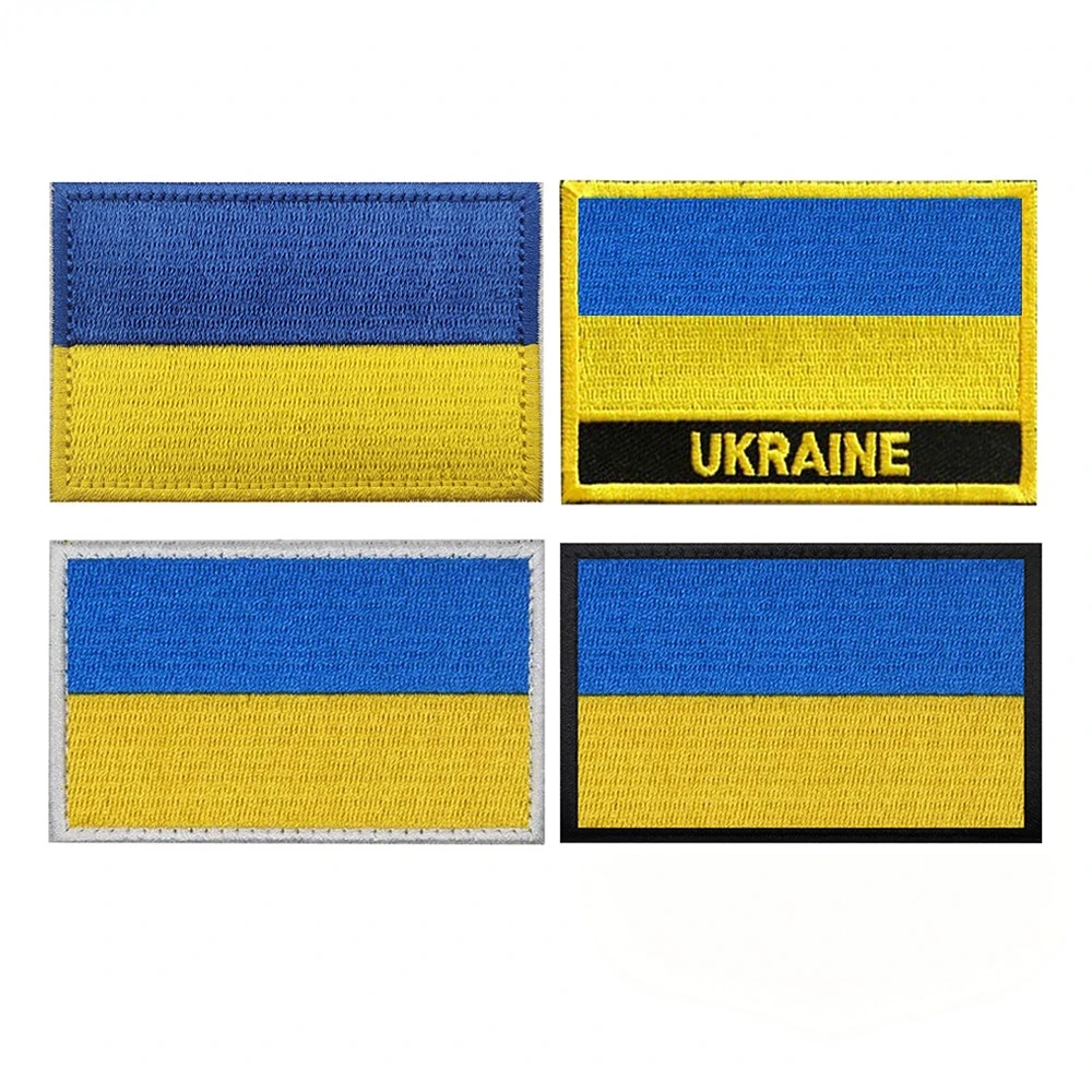 Ukrainian Cloth Embroidered Armband Morale Seal Backpack Patch Patches on Clothes Military Patches for Clothing Sewing Iron DIY