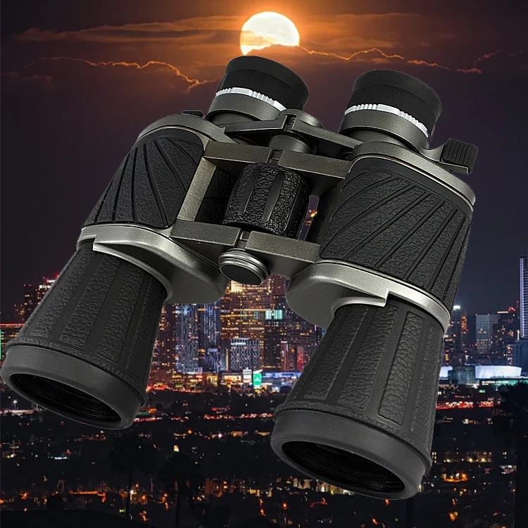 

10x50 Binoculars High Magnification Blue Light Mirror Manual Focus Multi Layer Coated Outdoor Equipment Travel Camping Friendly