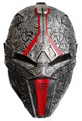 Sith Acolyte Mask Helmet Latex Full Head Halloween Cosplay Costume Accessories for Adult Red