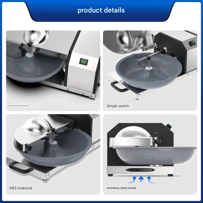 Gold Seller Full Automatic Bowl Chopper Machine