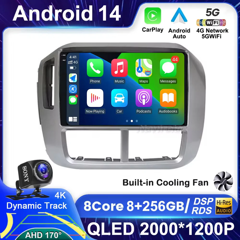 

Android 14 радио для Honda Pilot 2006 2007 2008 мультимедиа Carplay GPS навигация Bluetooth USB плеер стерео Android Авто WIFI