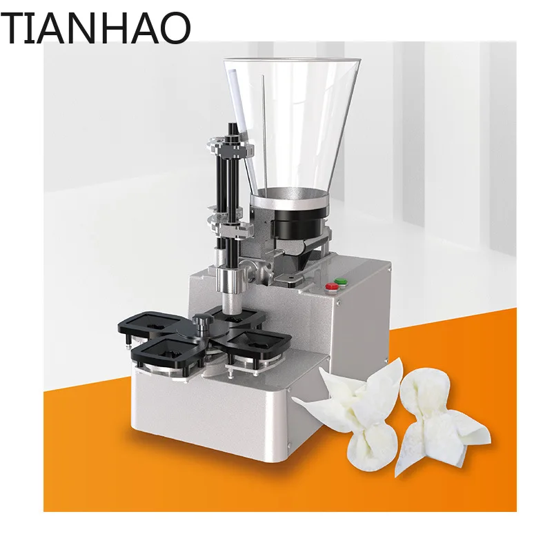 Semi-Automatic Wonton Maker Commercial Multifunctional Fresh Meat Wonton Machine for Kitchen Cafeteria Dumpling Restaurant