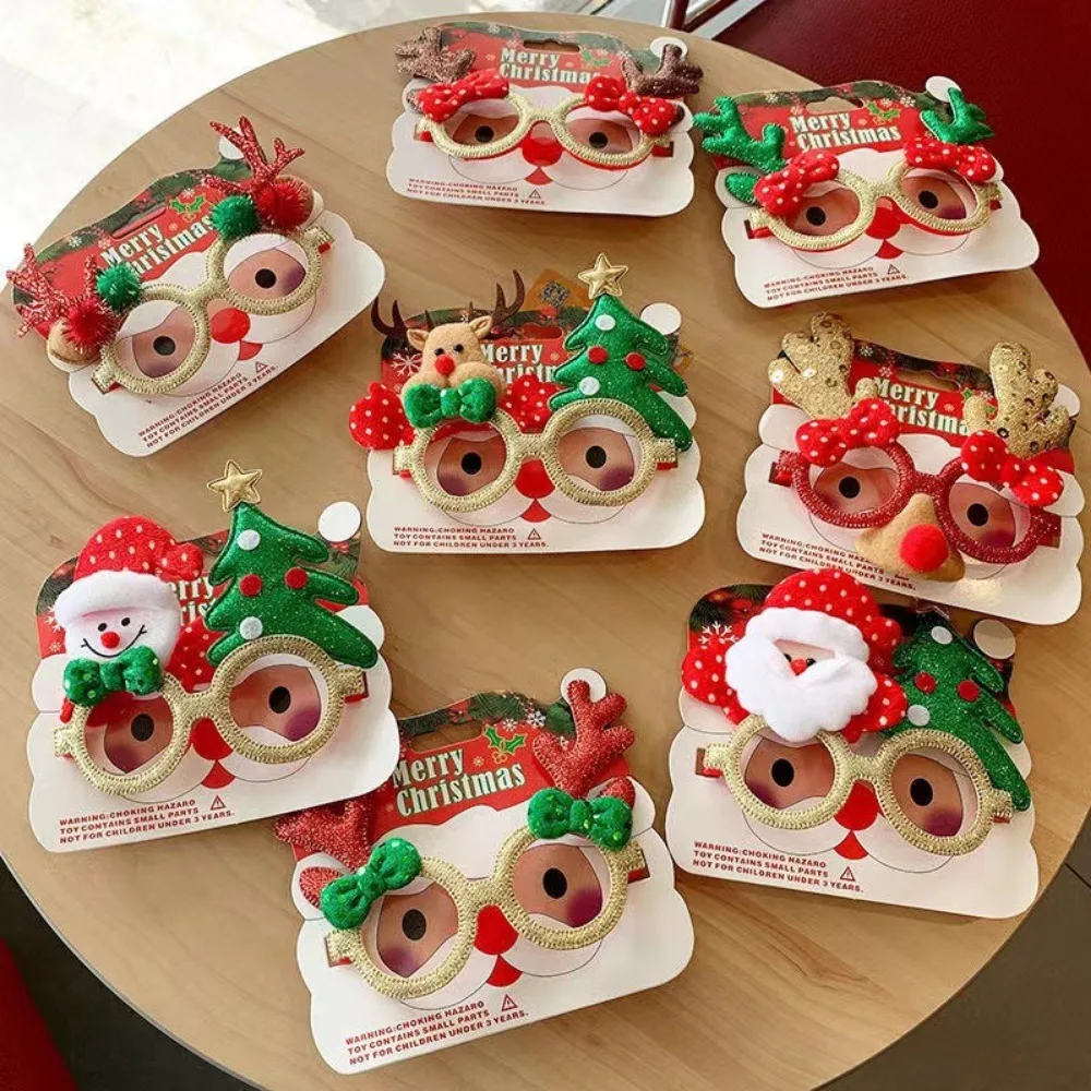 

Christmas Glasses Deer Fun Gift Shelf Christmas Dressing Gifts Party Decoration Mirrors Christmas Decoration Home Decoration