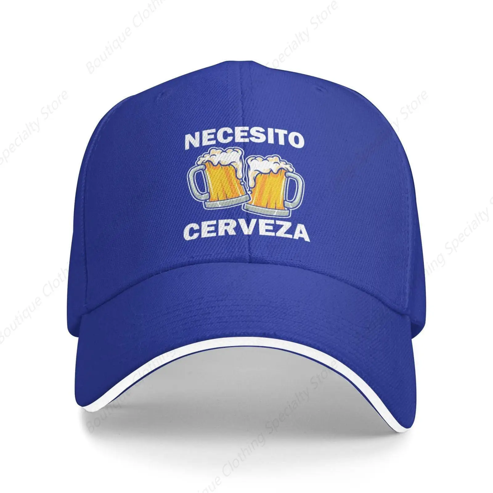 Necesito Cerveza Hat for Women Baseball Hats Cool Caps I need a beer Printed Baseball Cap