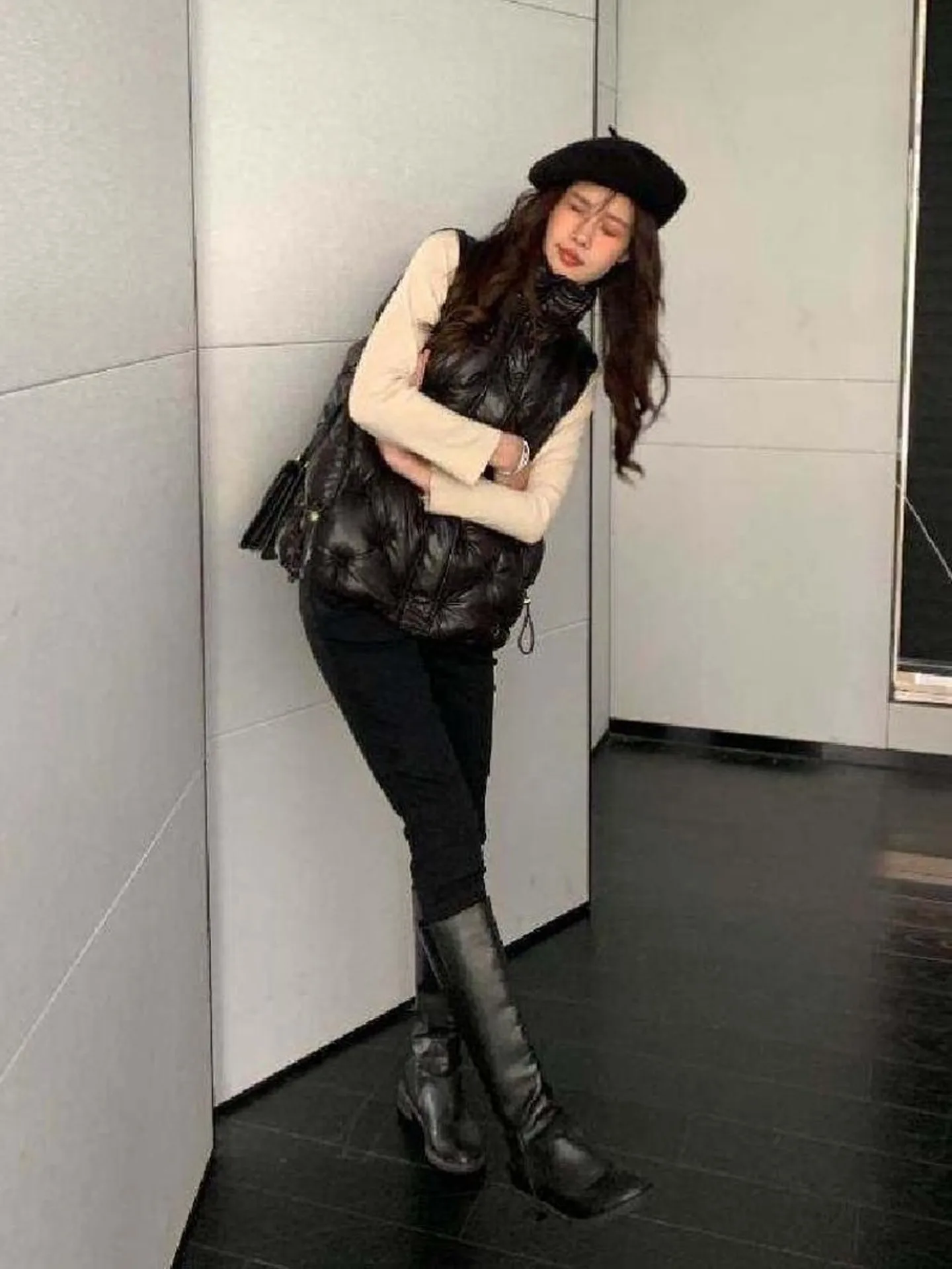 

Женский утепленный хлопковый жилет Sli: свободный, теплый, модный, осенне-зимний, с подплечниками, повседневный, популярный, хлопковая куртка