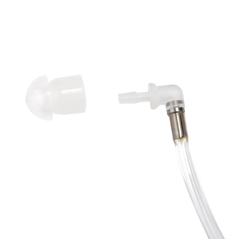 أطراف أذن فطر مطاطية من السيليكون ، سماعات أذن بديلة لـ FBI ، لفائف صوتية ، نمط أنبوب الهواء ، ميكروفون PTT ، سماعة أذن ، 50 *