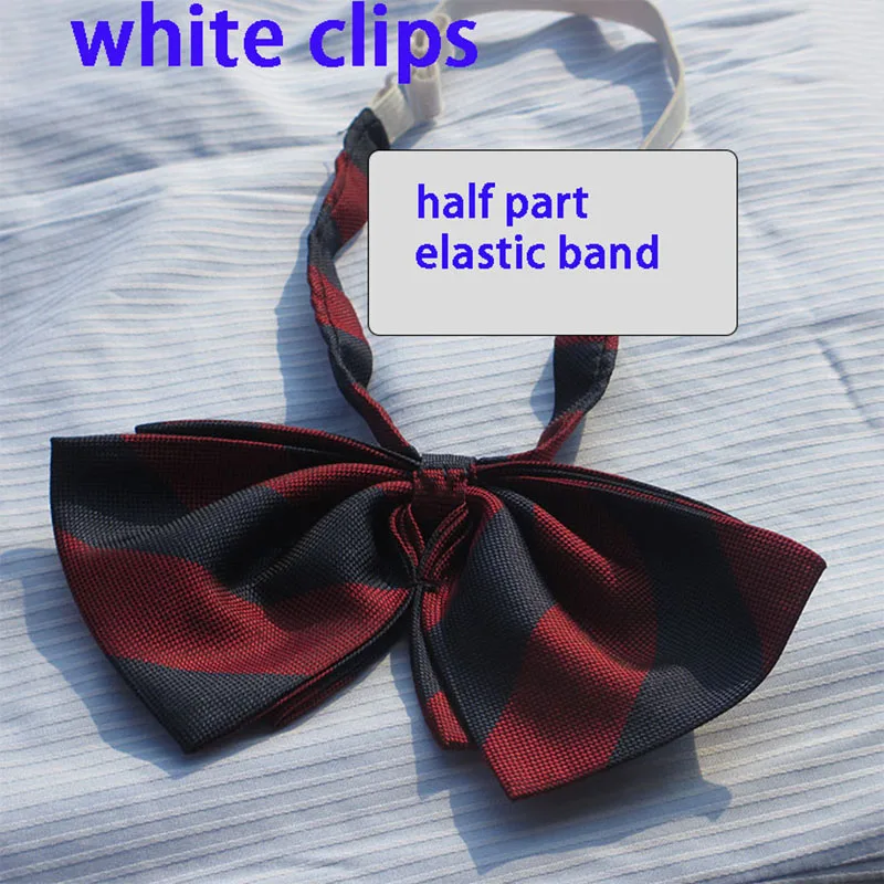 Women bowtie uniform dress accessories adjustable butterfly bow tie girl femal school bank hotel steward small tie cravatte