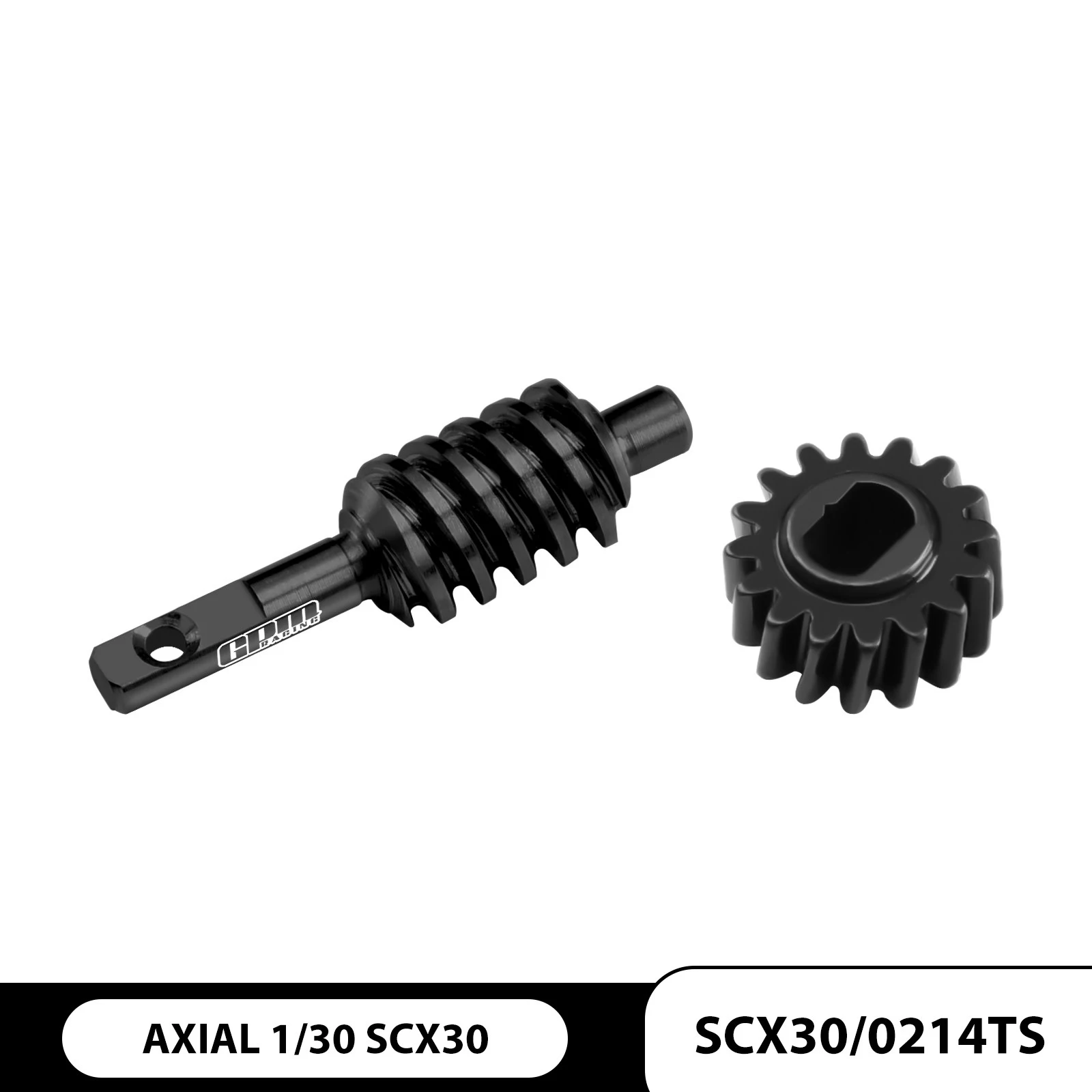 

GPM 1144 Steel F/R High-Speed Ring Gear, Worm Gear 2T/14T AXIAL 1/30 SCX30