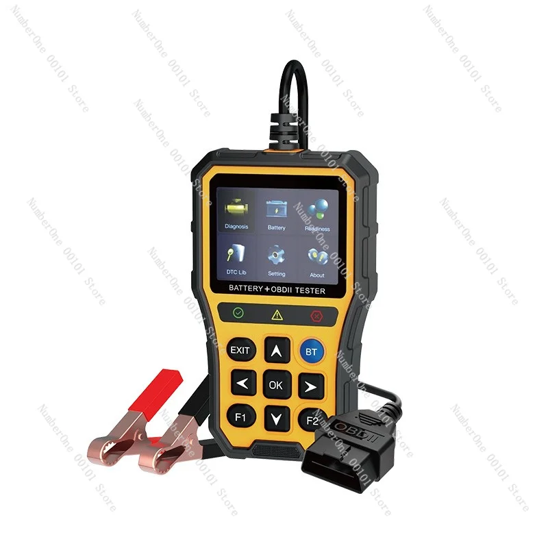 Digital Car Battery Tester Analyzer 12V 24V Voltage Internal Resistance Diagnostic Tool Cranking Charging System Test Auto
