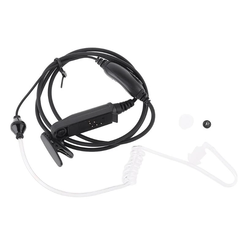 Waterproof Air Acoustic Tube Headset for BaoFeng UV-9R 9700 A-58 Walkie Talkie， Lightweight Ptt Switch Earpiece