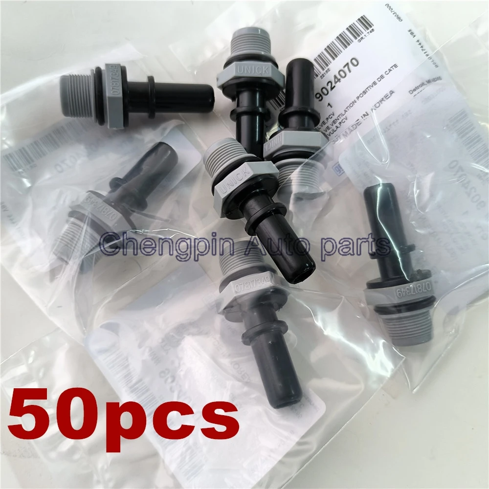 

50X Crankcase Ventilation PCV Valve OEM# 25182509 9024070 07817349 Exhaust Valve for GM Chevrolet
