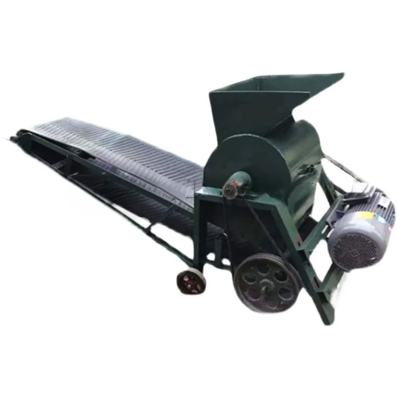 Rice seedling powder machine small coal gangue crusher cattle and sheep dung crusher conveyor