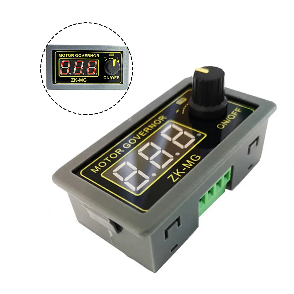 PWM DC Motor Speed Controller Switch With Digital Display Motor Soft Start Function Start-Stop Button Design