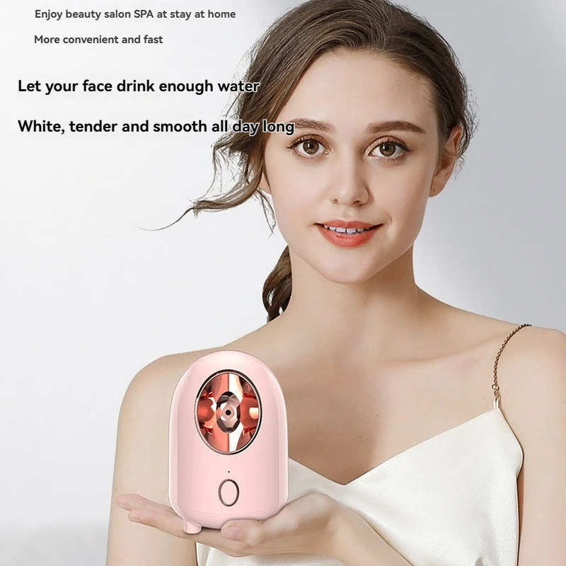 나노 열 미스트 페이셜 스티밍 기기, 페이셜 SPA 사우나 가습기, 모공 클렌징 및 보습 홈케어 제품