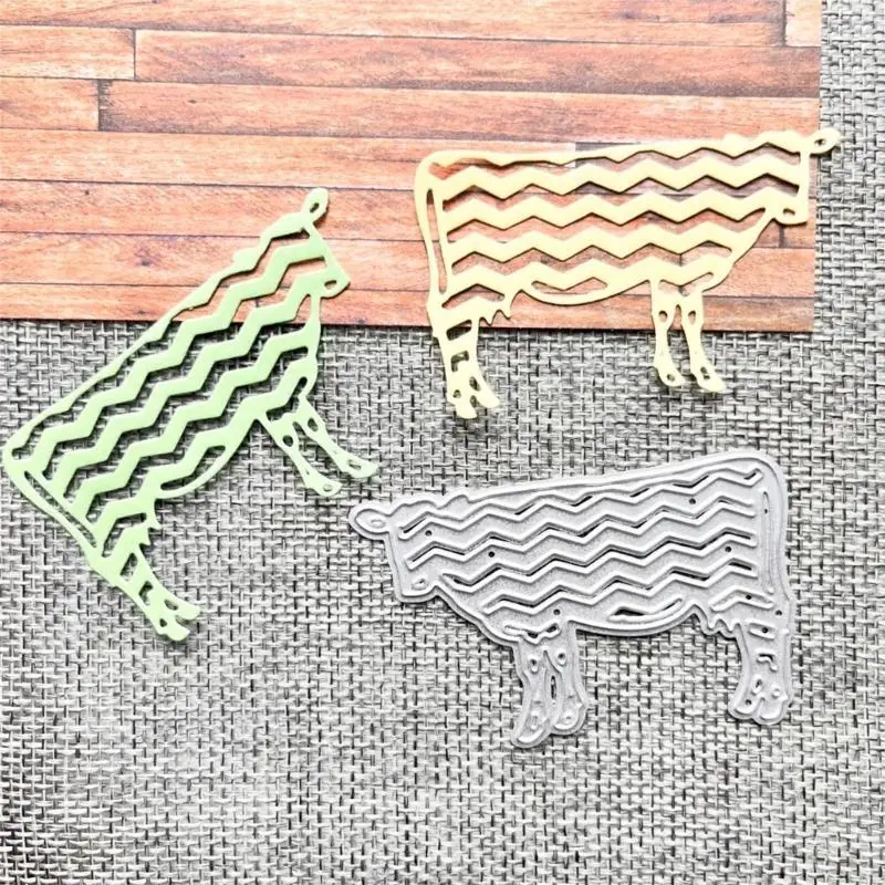 62KD Cow Metal Cutting Dies Stencils for DIY Scrapbooking Decorative Embossing Paper