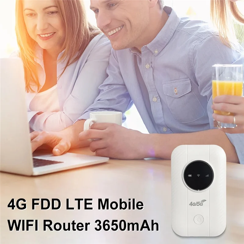 Image of 【Hot Cake】 Router Wi-Fi mobile H803 4G LTE 3650Mah Modem Wifi 150Mbps Fino a 10 utenti con slot per scheda SIM Router wireless per i viaggi cod004
