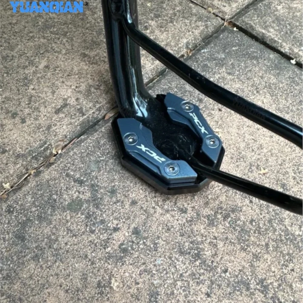 

Enlarger Pad Side Bracket For Honda PCX125 PCX150 PCX160 PCX 125 150 160 2021-2024 Accessories Kickstand Side Stand Extension