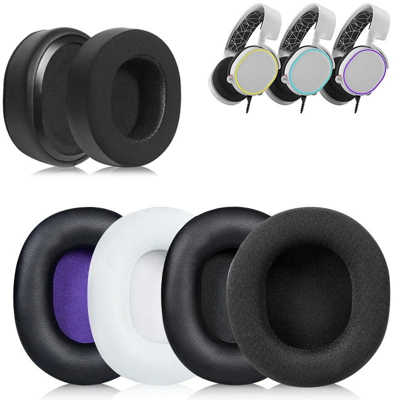 

Suitable for Steelseries Arctis 5 Earmuffs 1 3 7 9X Pro Earphone Case Leather Case ATH-M50x M40 HD280 Plush Headphones EarPads