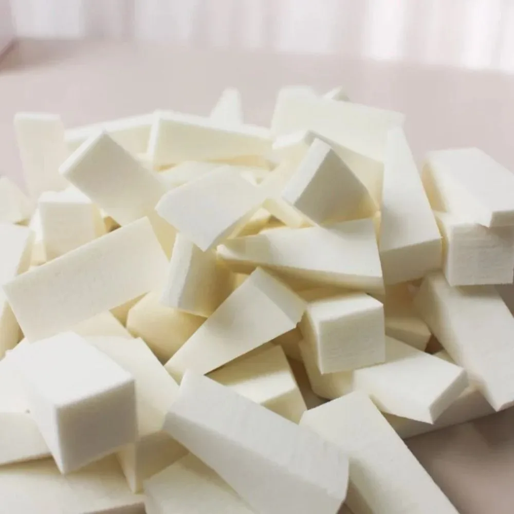 20 Pcs Soft Dry And Wet Cosmetic Puff Face Foundation Concealer Triangle Makeup Sponge Blend Smearing Powder Puff Women