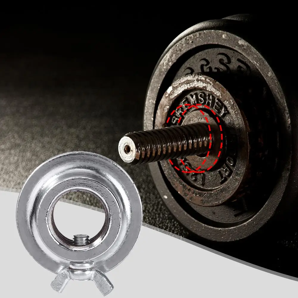 Lifting Standard Sport Solid Steel Round Barbell Bar Spin-lock Collars