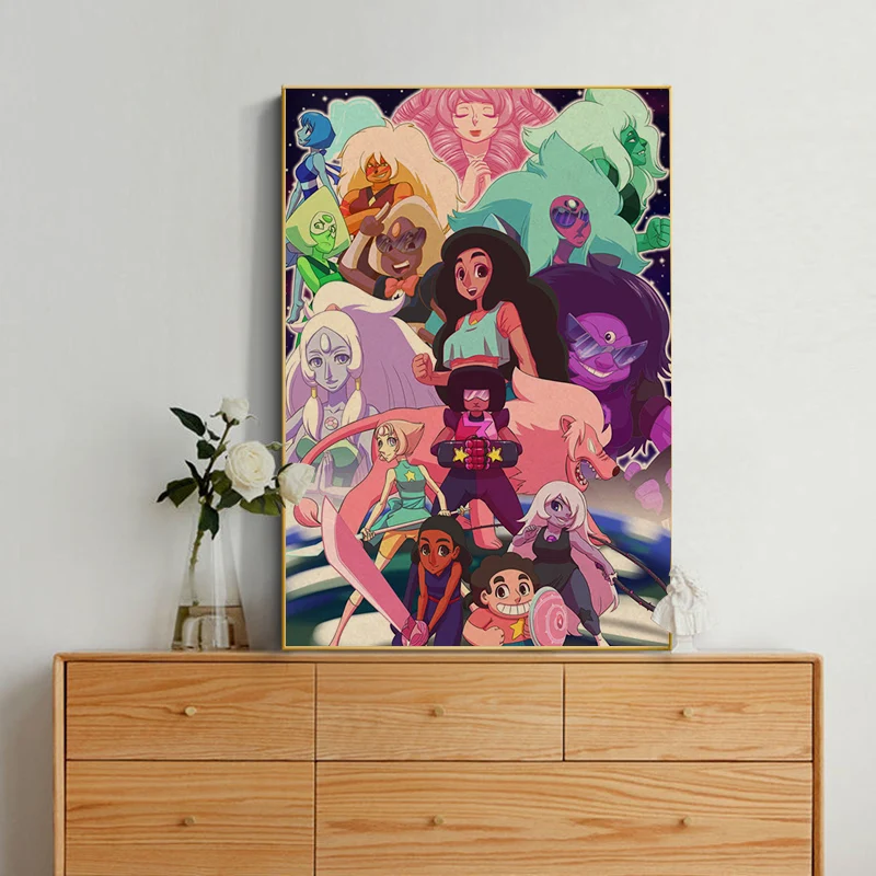 Steven Universe Art Poster For Living Room Bar Decoration Home Decor