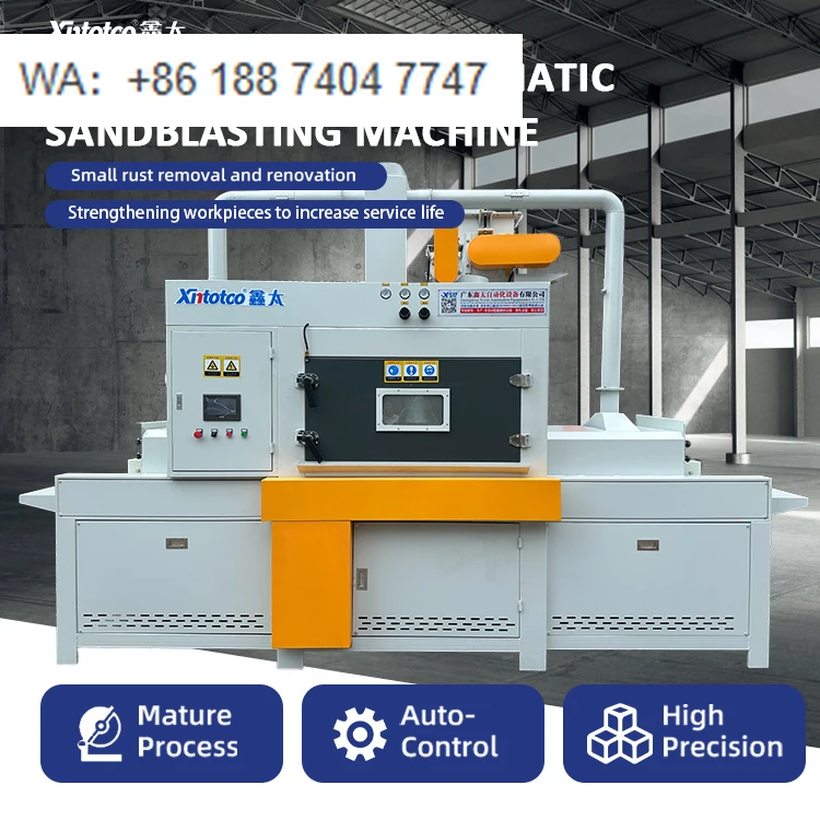 Customized Industrial Automatic Conveyor Continuous Sandblaster Conveyor Belt Sandblasting Machine for Sale