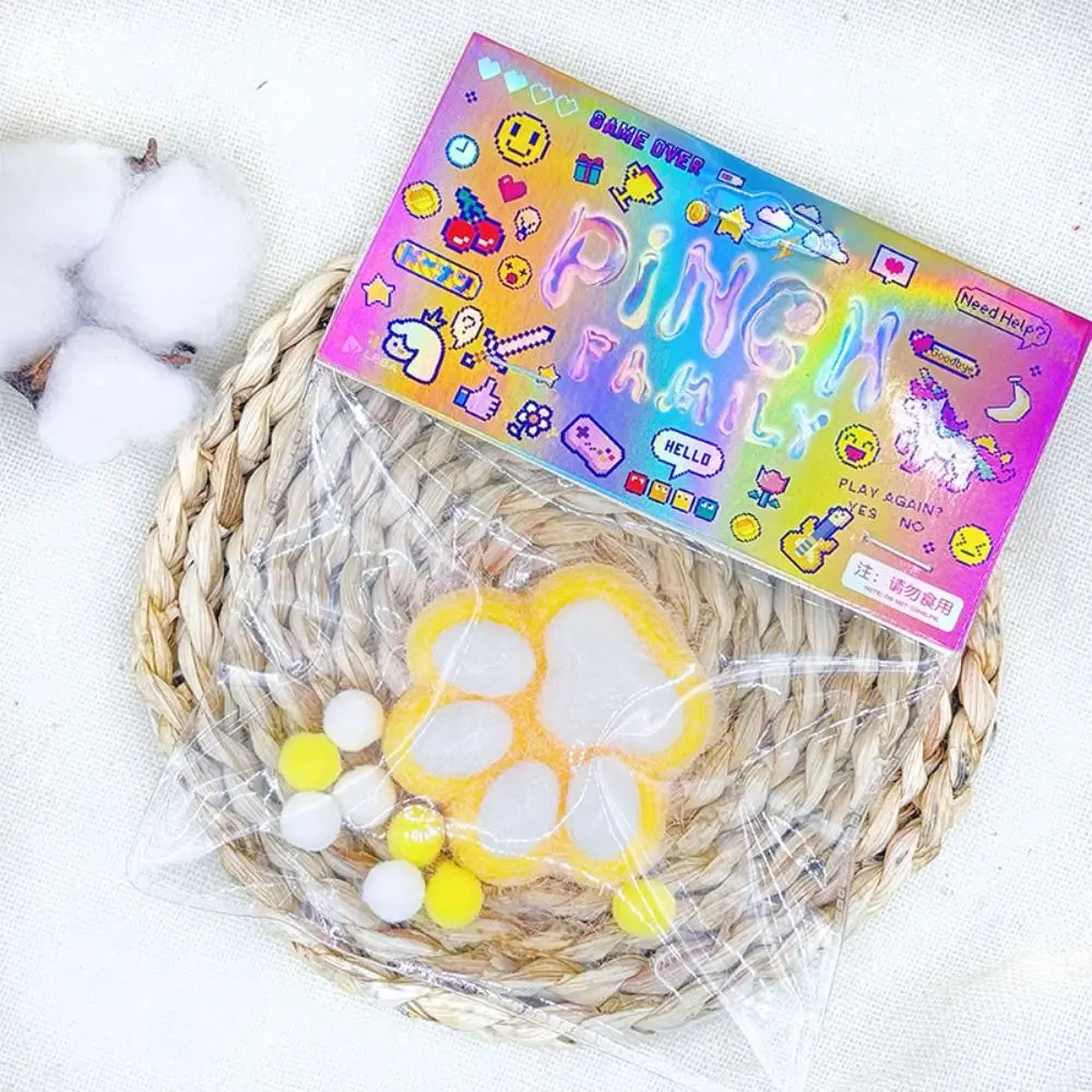 Geschenk Katze Fuß Squeeze Spielzeug TPR Katze Pfote Stress Relief Spielzeug Reduzieren Stress Antistress Zappeln Spielzeug Junge
