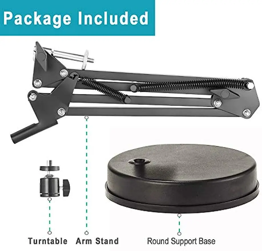 حامل كاميرا الويب، حامل كاميرا 22 بوصة، حامل ذراع مقص، لكاميرا الويب Logitech C925e C922x C922 C930e C930، كاميرا DSLR #4